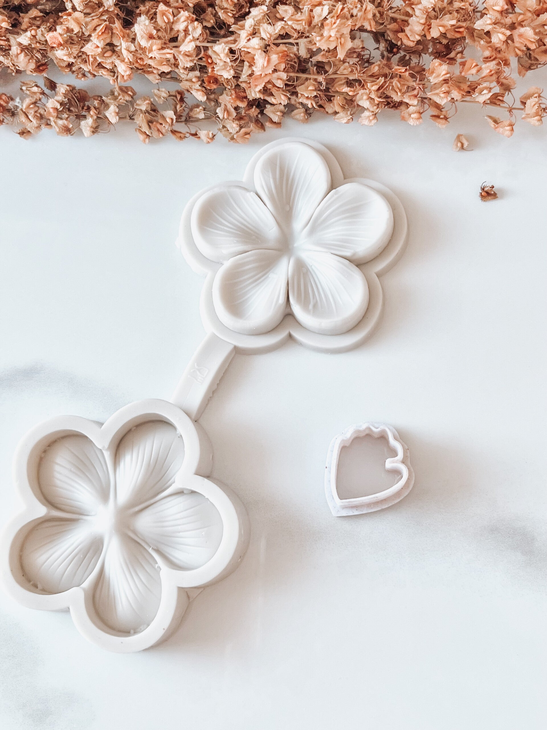 Set Blossom Mold xl en Petal cutter