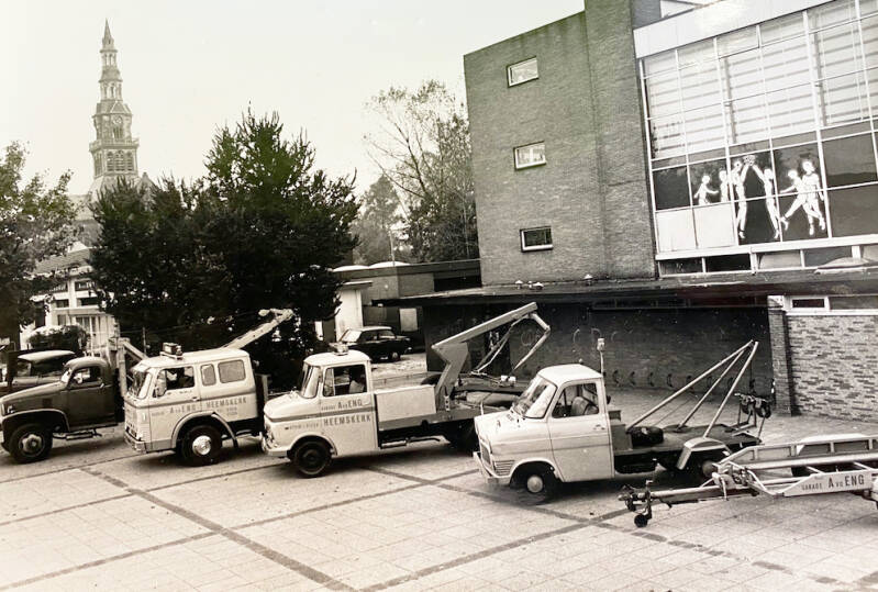 Trots op ons wagenpark eind jaren 70