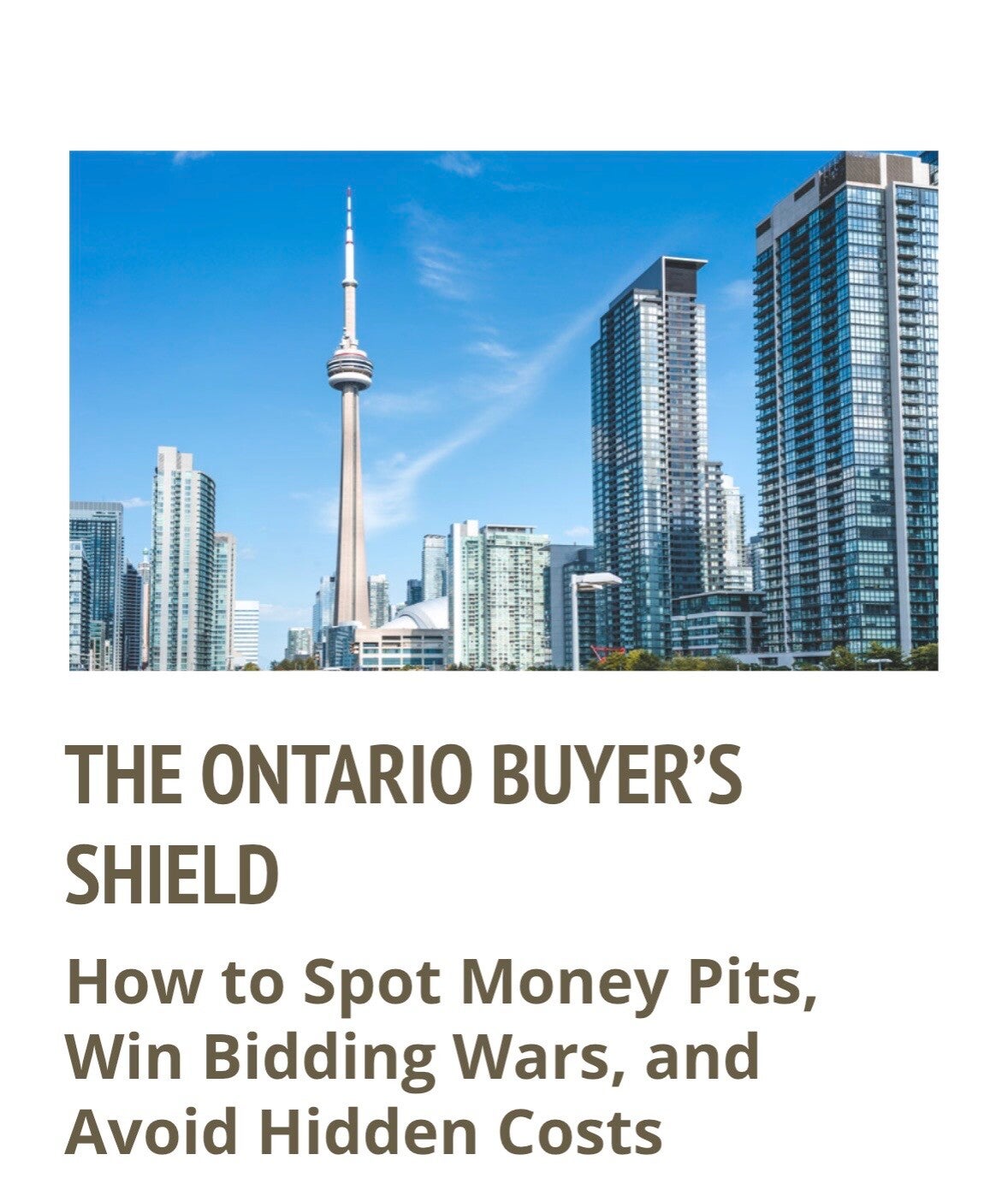 Ontario buyer shield