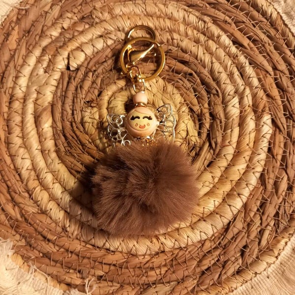 Engeltje bruin pompon