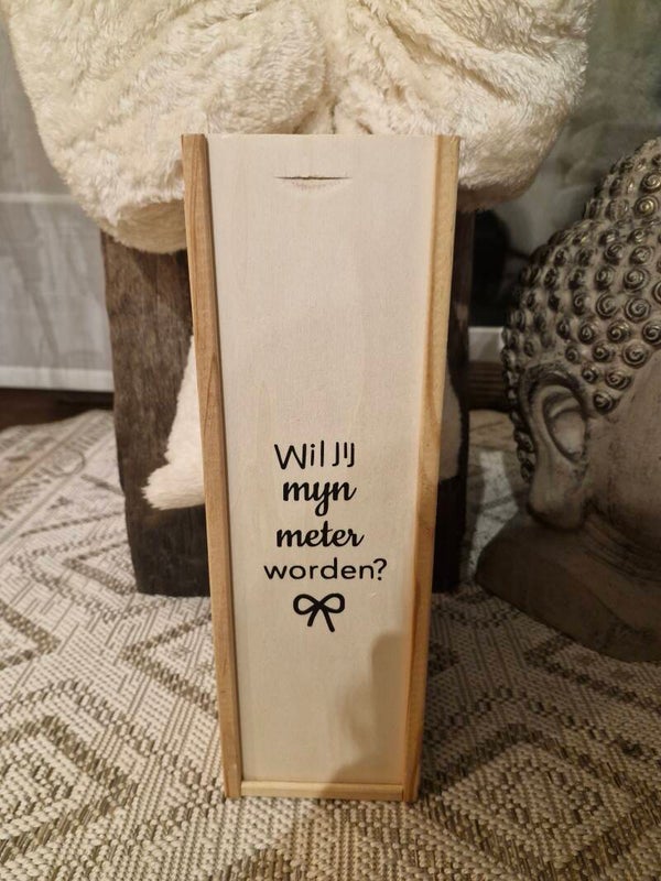Wijnkistje wil jij mijn meter worden