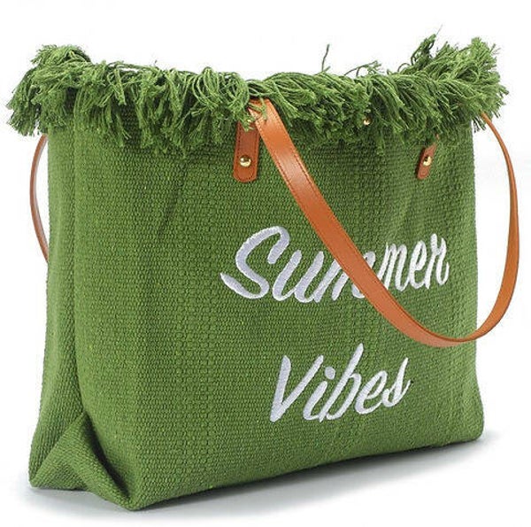 Luxe handtas Summer vibes groen