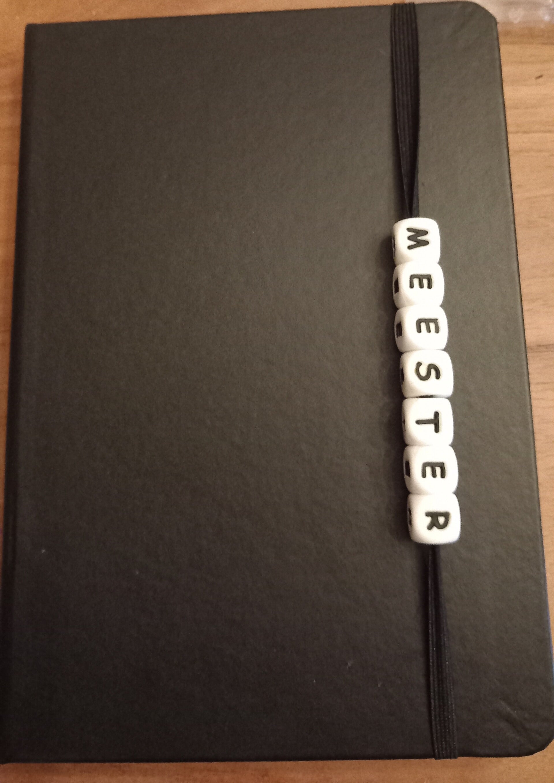 Nota boekje zwart meester