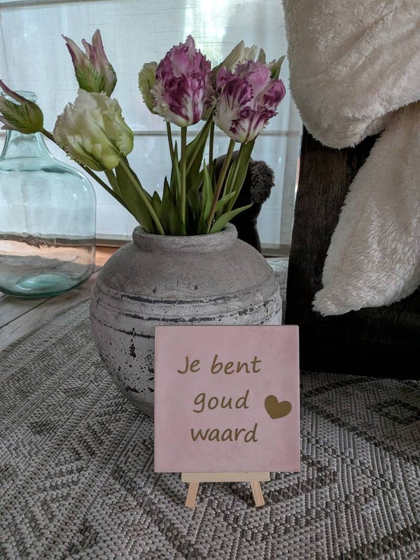 Tegel je bent goud waard