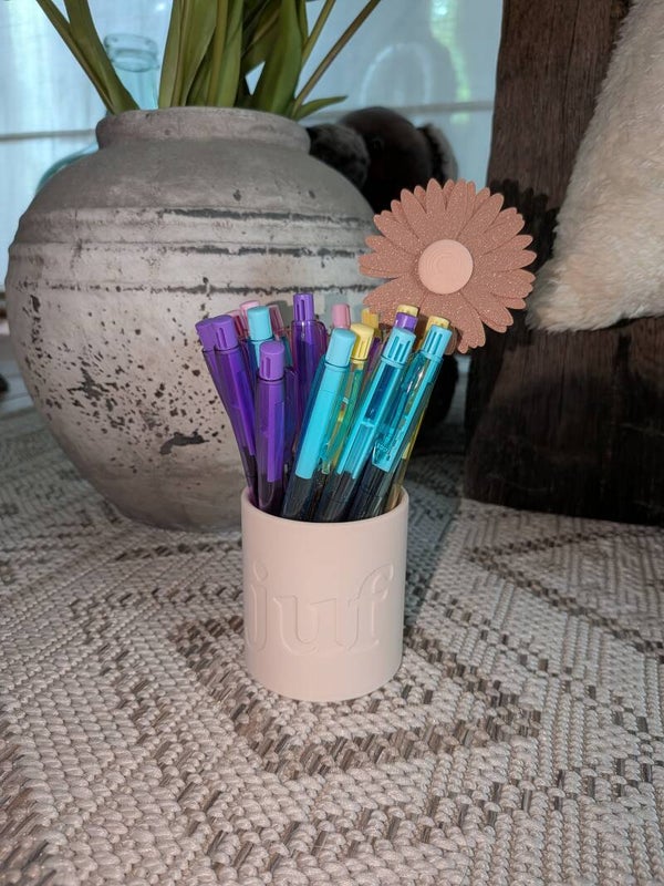 Pennenhouder beige