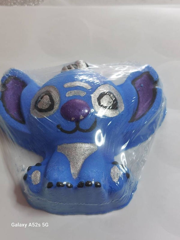 Blue bath bomb