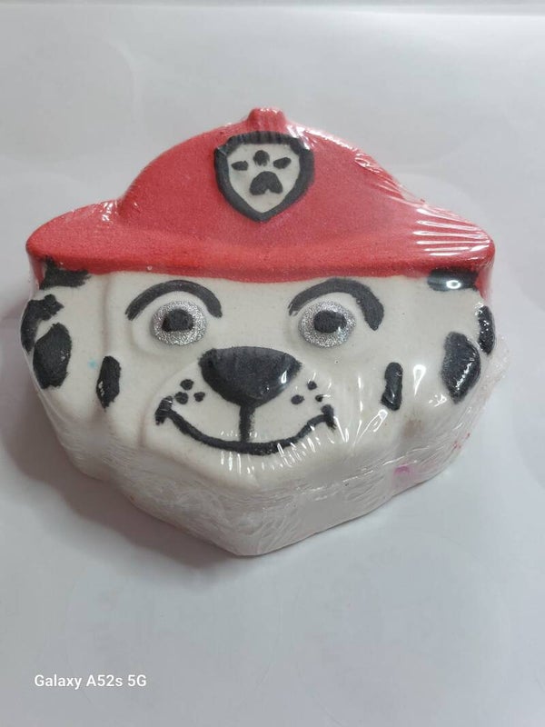 Red hat puppy bath bomb