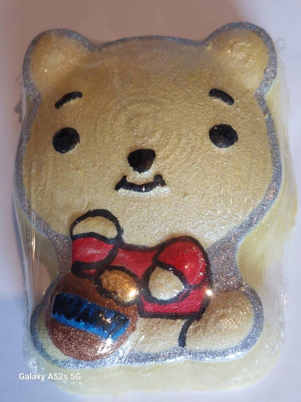 Yellow bear bath bomb