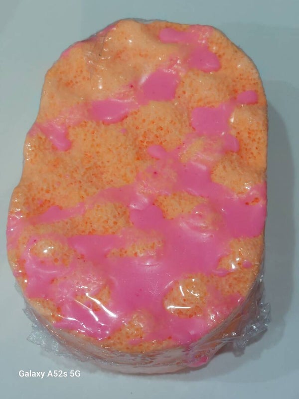 Prosecco raspberry soap sponge