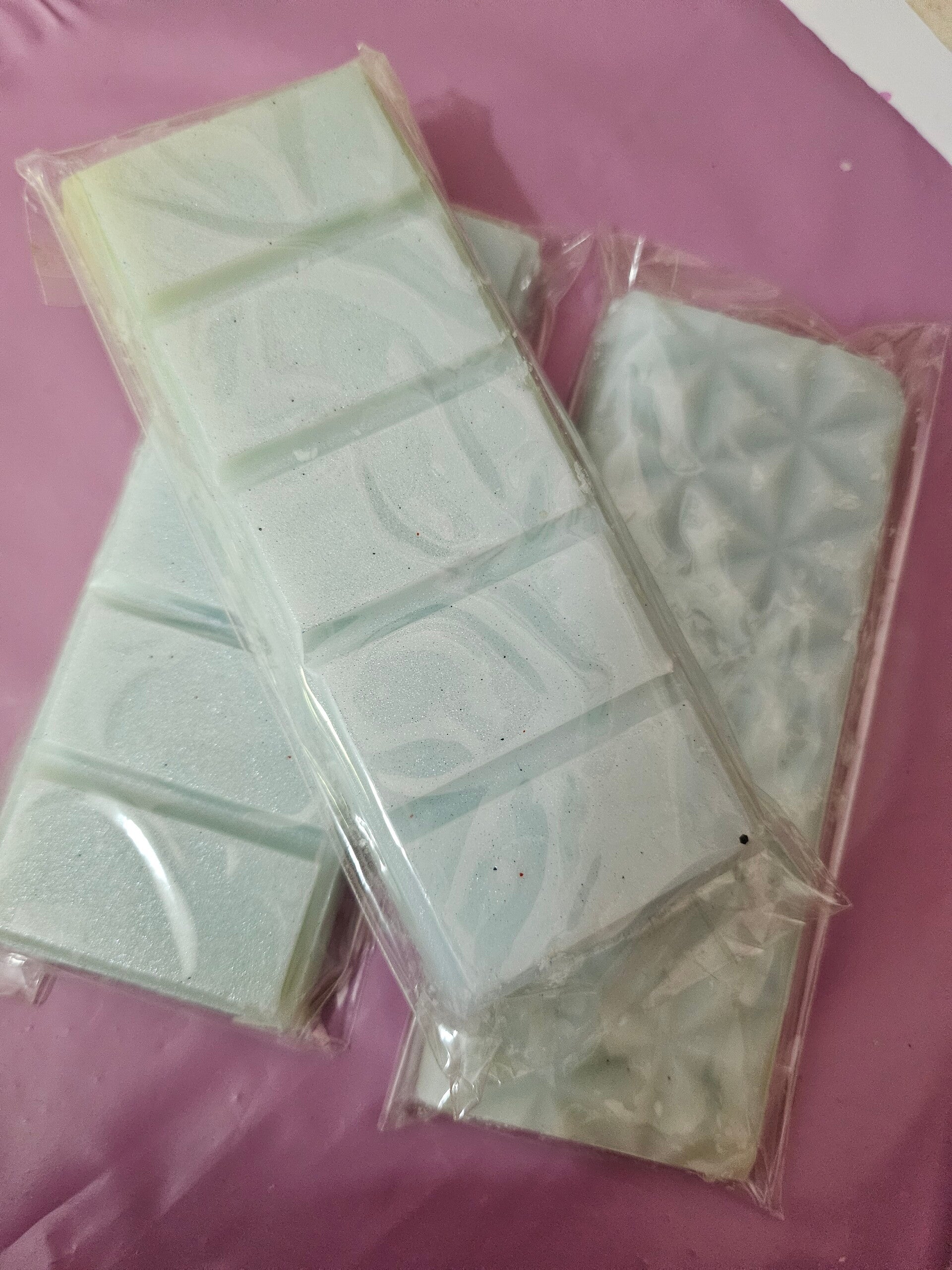 Wax melt bars comfy blue