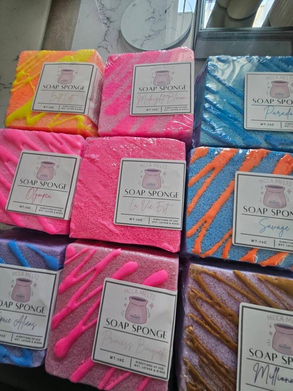 Square soap sponge