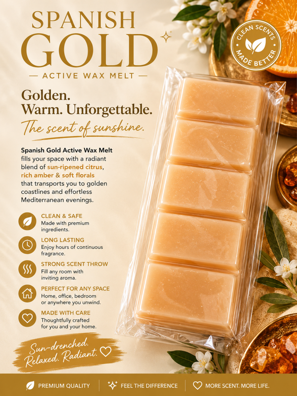 Wax melt bars Spanish gold
