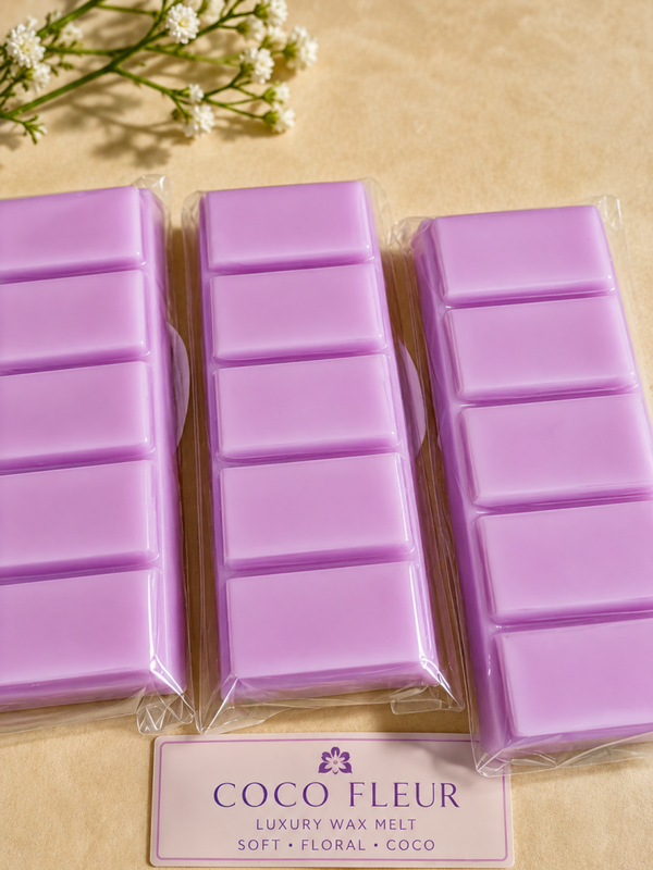 Wax melt bars cocoa fleur