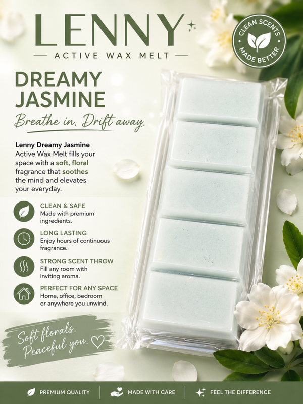 Wax melt bars lenny dreamy jasmine