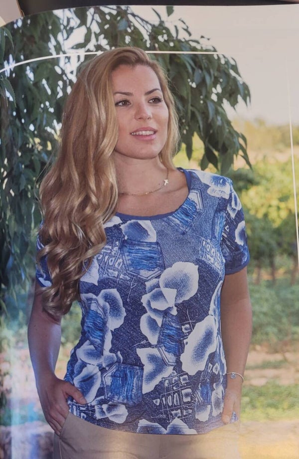 Blouse OMC indigo