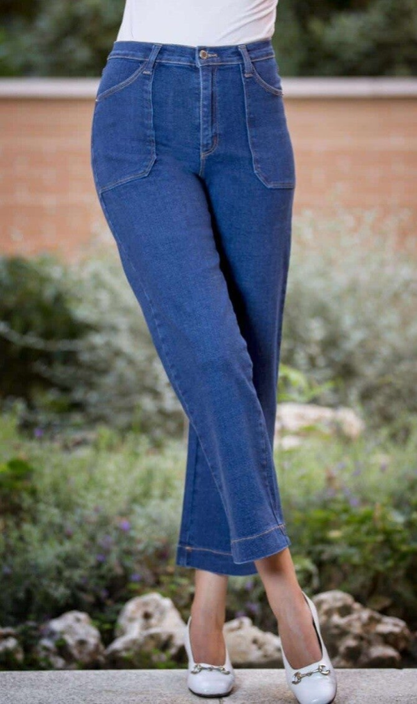 Pantalon 7/8 W Poches N673