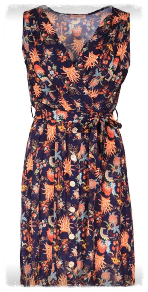 Robe courte imprimée