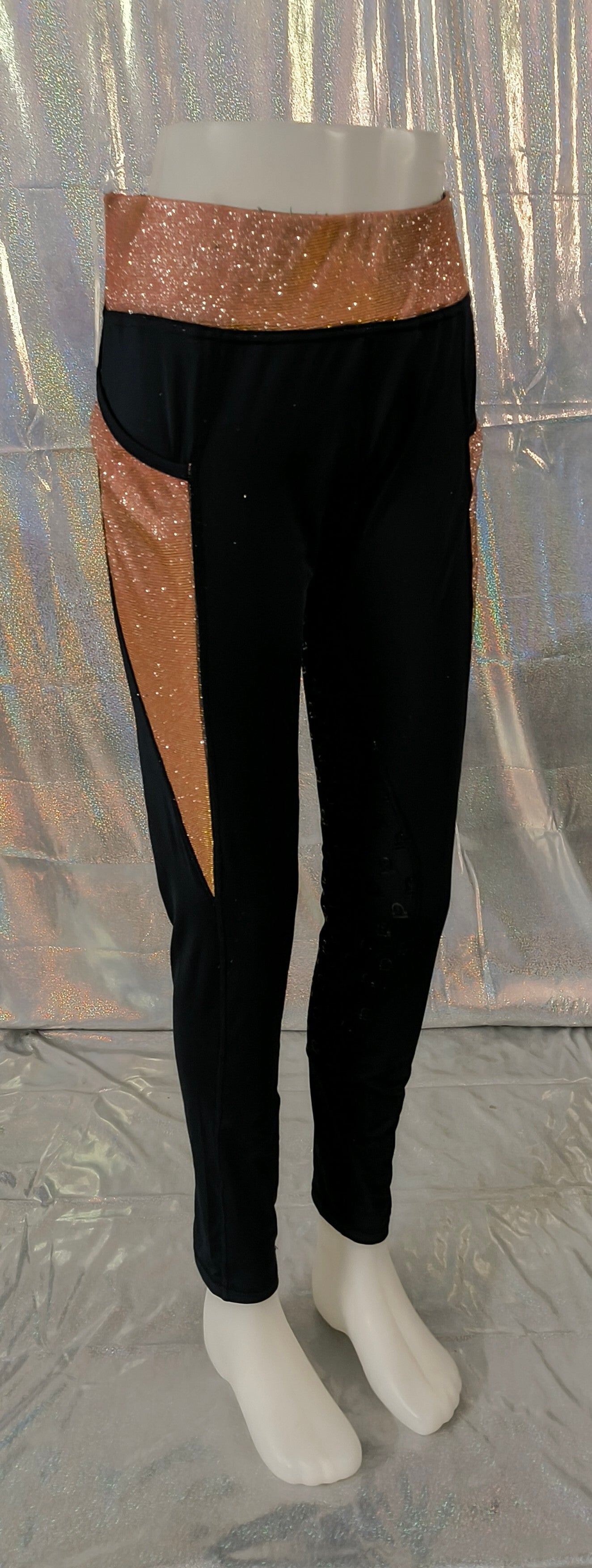 Blauw/rosegoud rijlegging