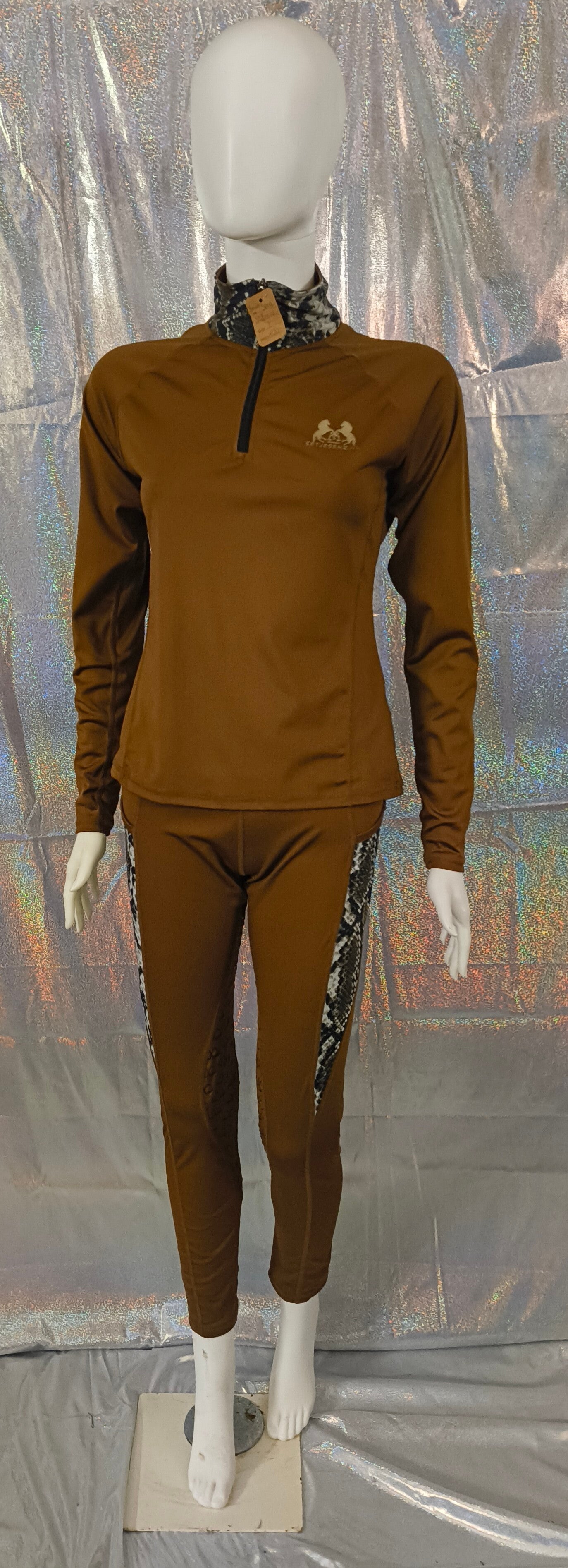 Shirt lange mouwen slangenprint