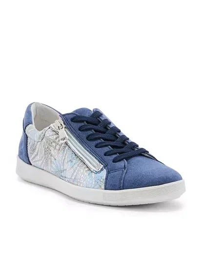 Basket femme légère semelle souple et zip