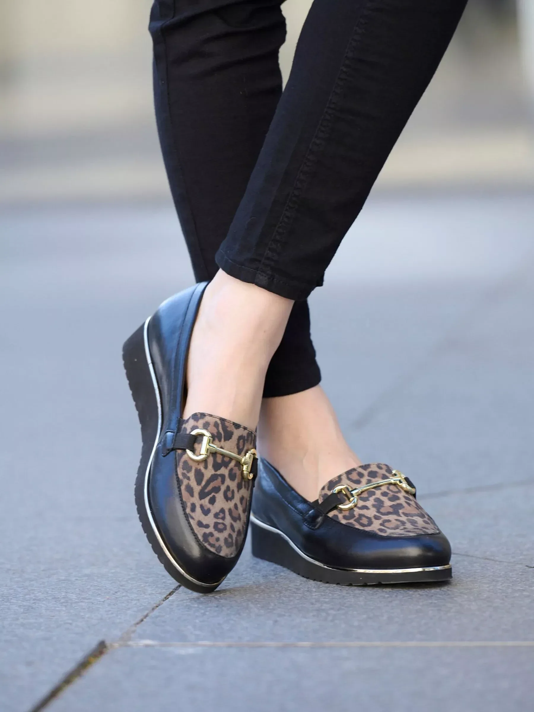 Mocassins Leopard