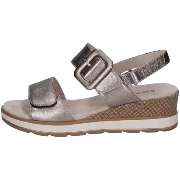 Sandales Caprice Cuir Bronze – Semelle Mémoire de Forme
