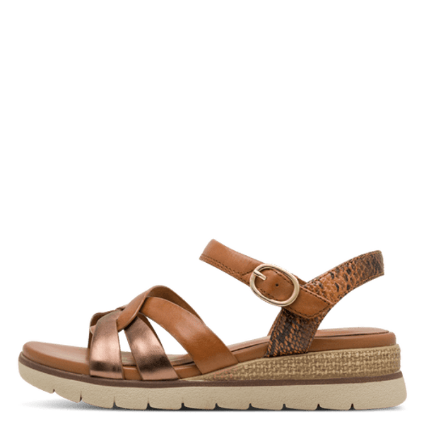Sandales Tamaris Cuir Marron