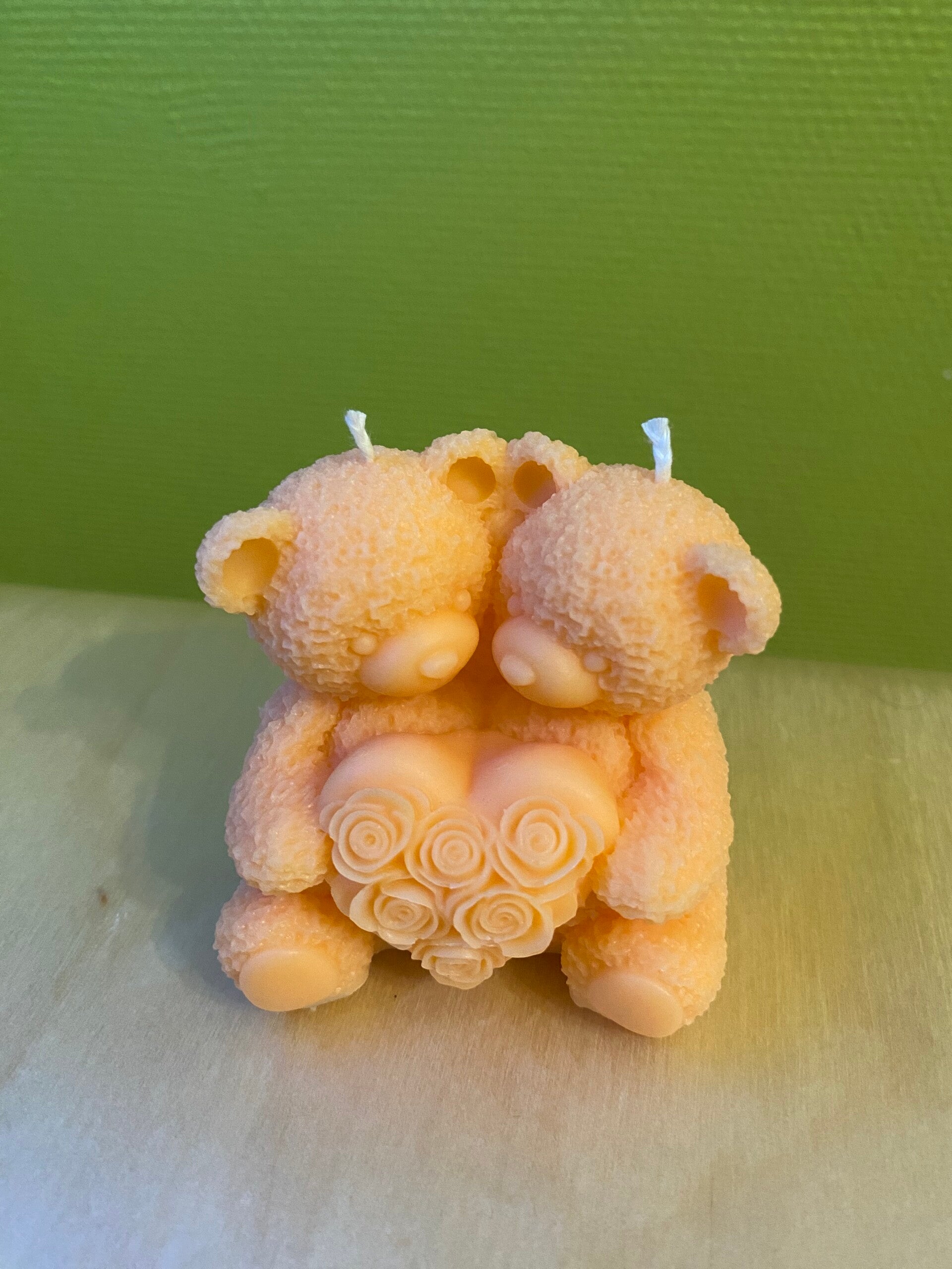 Bougie nounours love mandarine