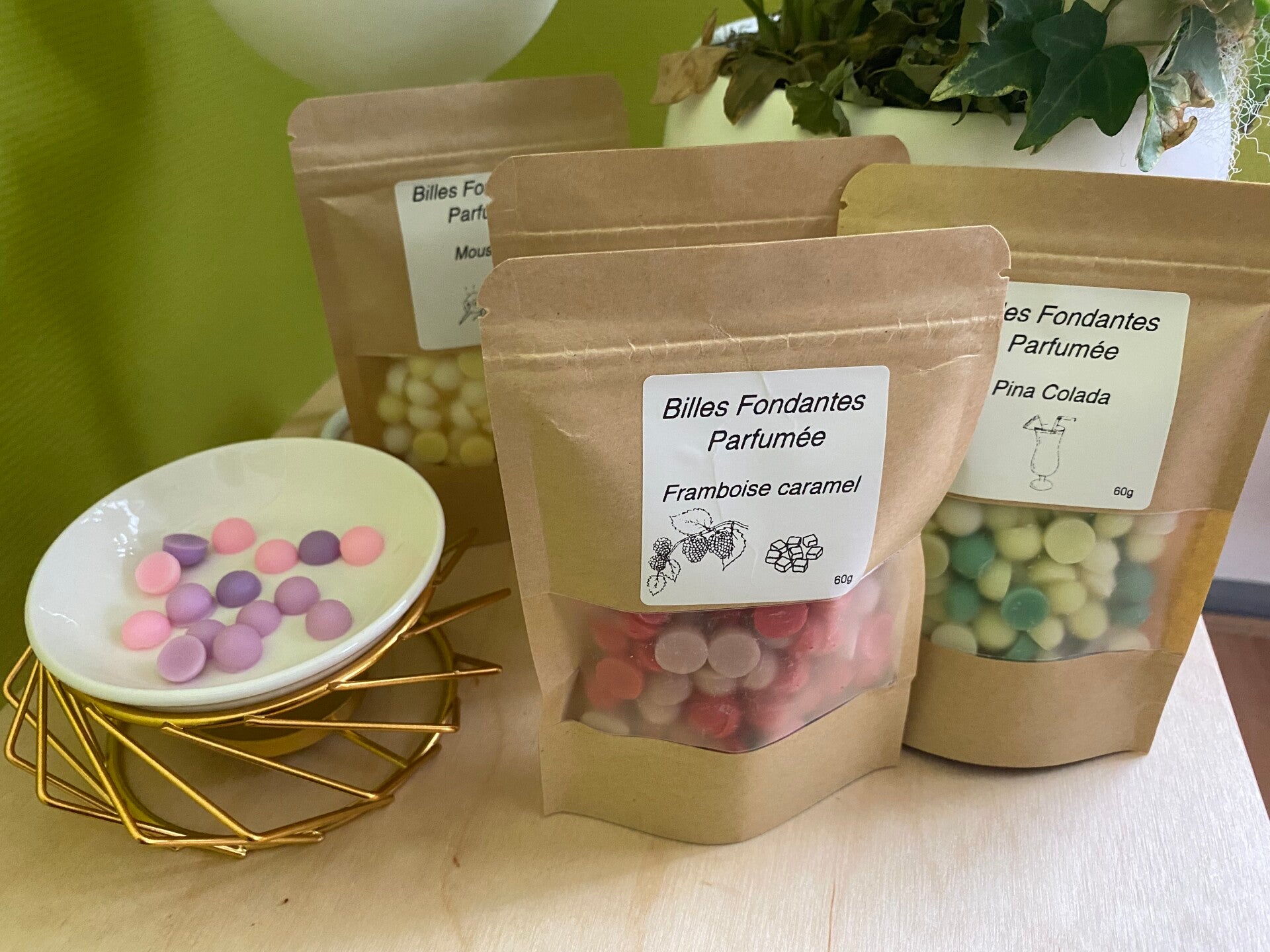 Billes fondants parfumée