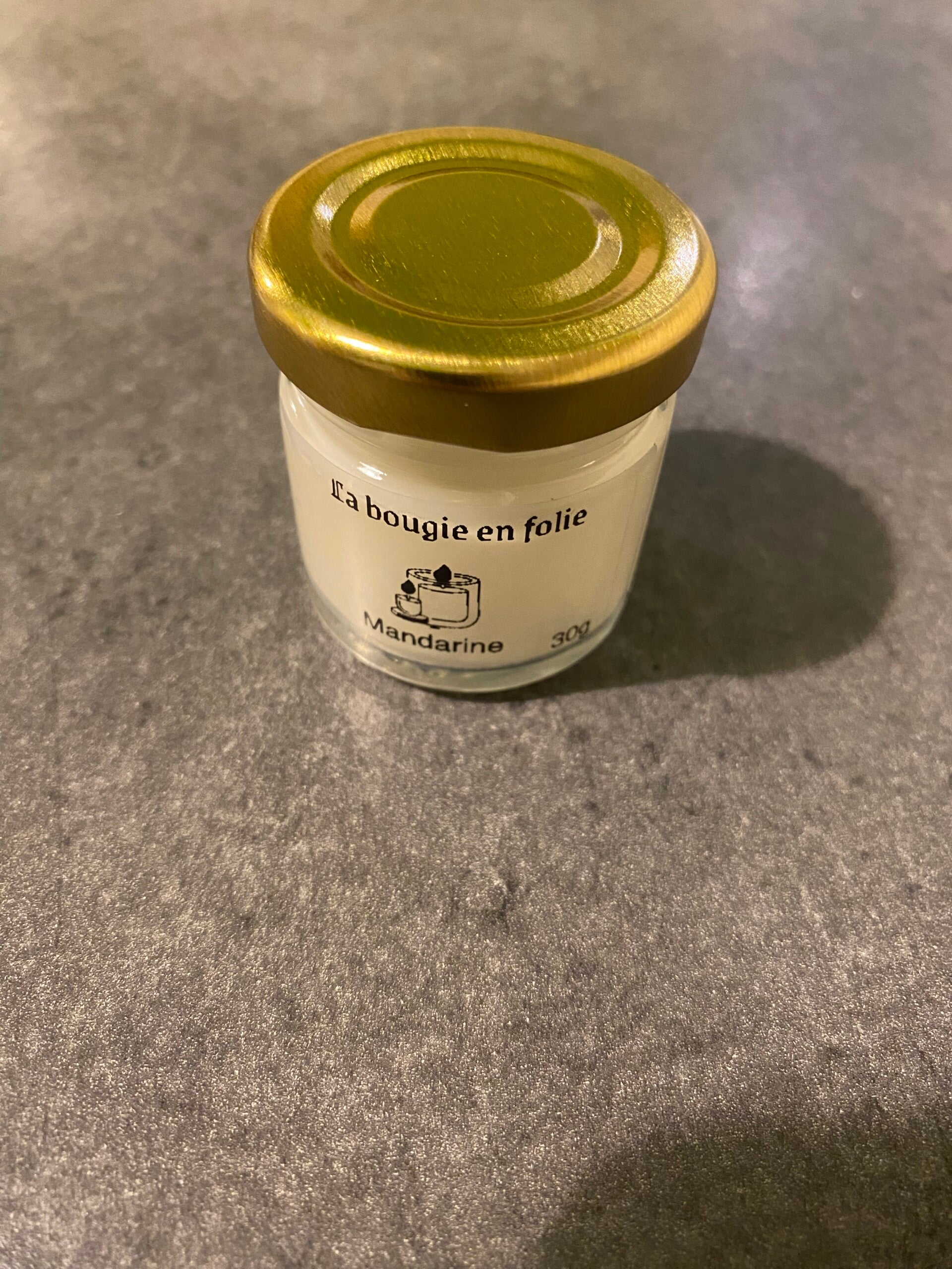 Bougie mini pot 30g