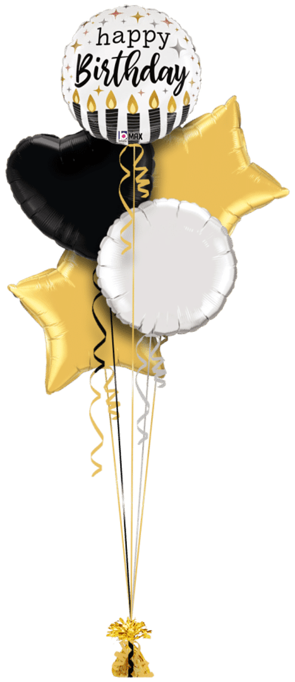 Ballonset Happy birthday kaarsen