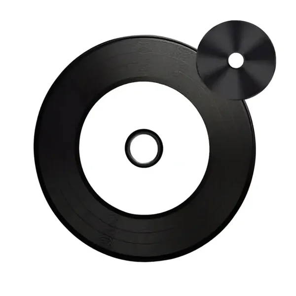Disque CD vierge noir