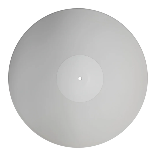 Disque vinyle vierge blanc 30 cm sans sillons