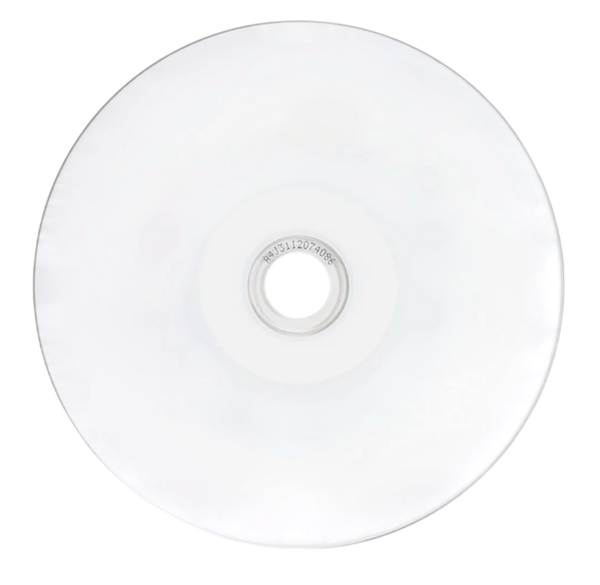 Disque CD vierge blanc