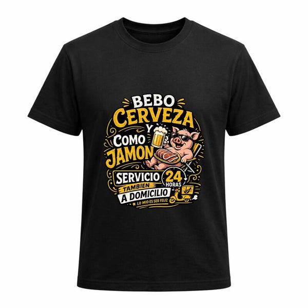 BEBO CERVEZA Y COMO JAMÓN