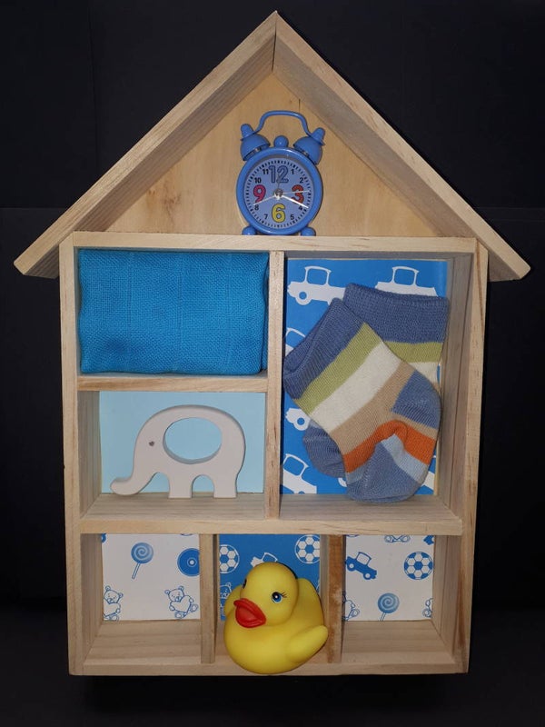 Geboorte huisje Blauw