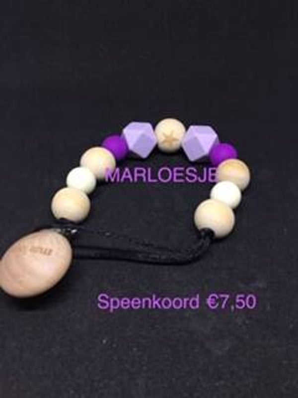 Speenkoord Lichtpaars