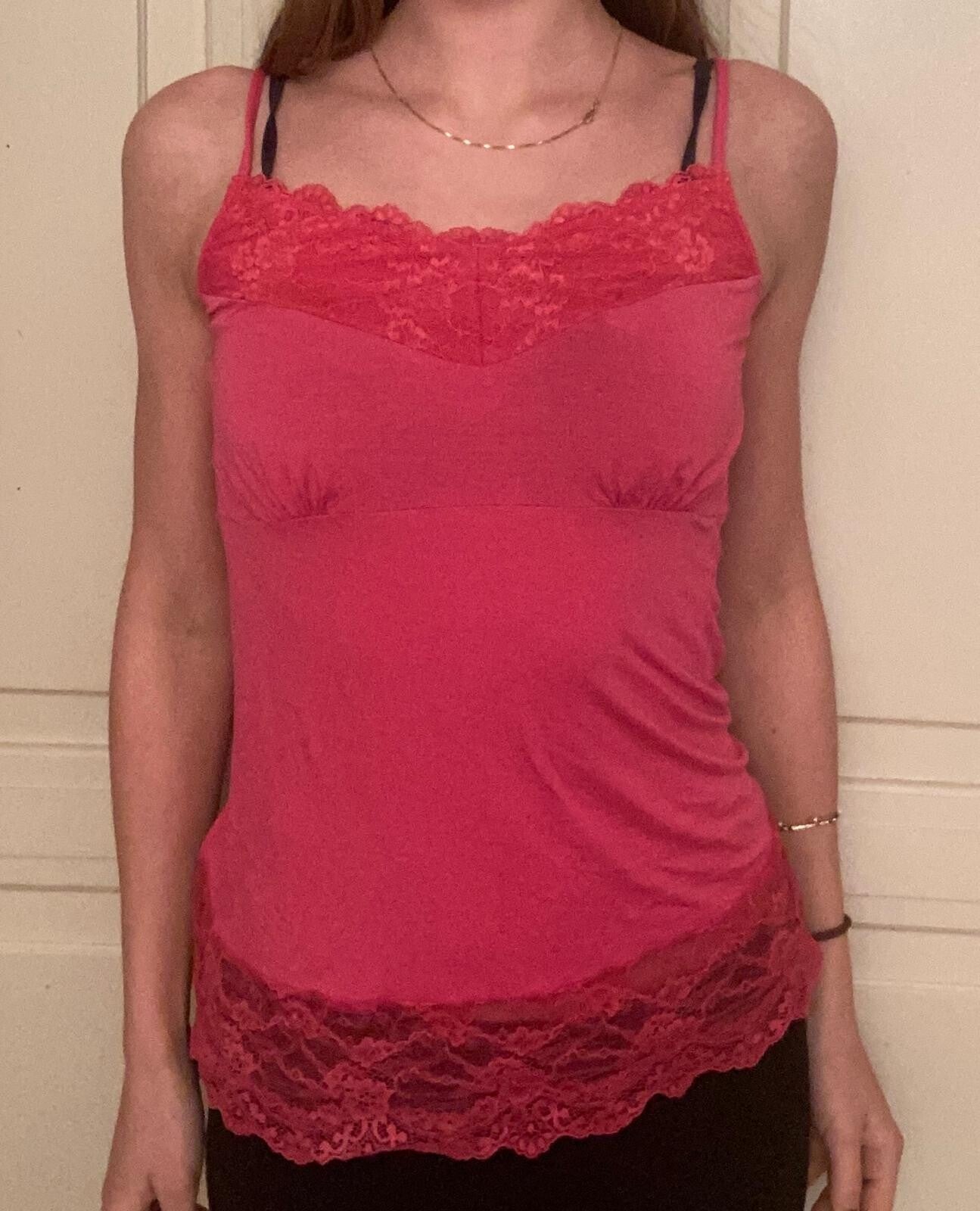 Pink Lace Top