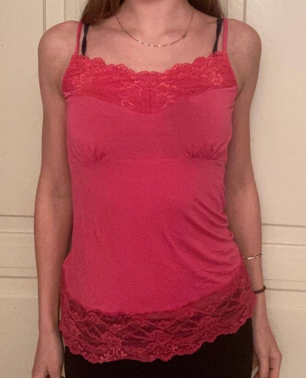 Pink Lace Top