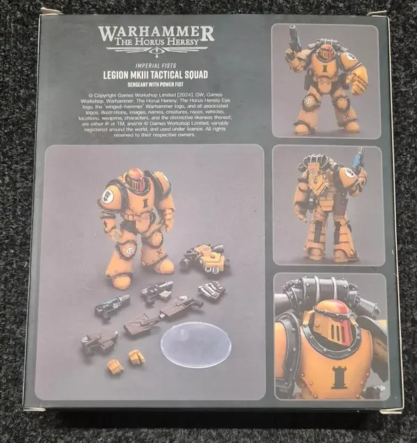 Imperial Fists - Legion MKIII Tatical Sqaud - Sergeant With Power Fist