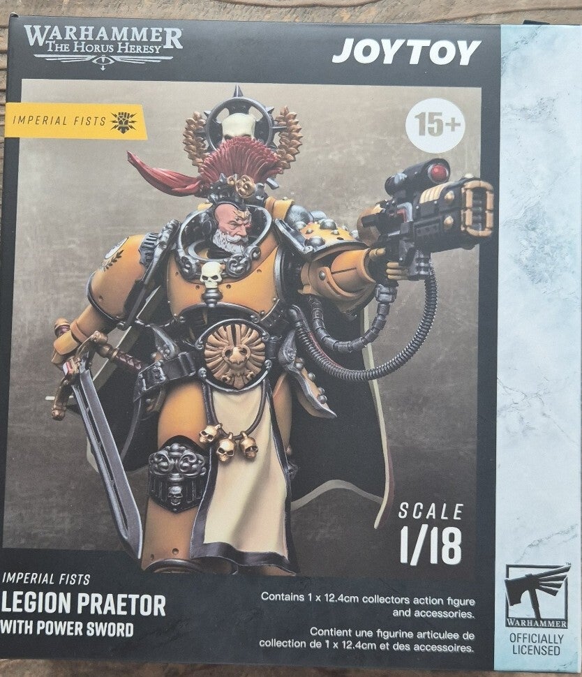 Imperial Fists Legion Praetor with Power Sword - Figure (Pre-Loved)