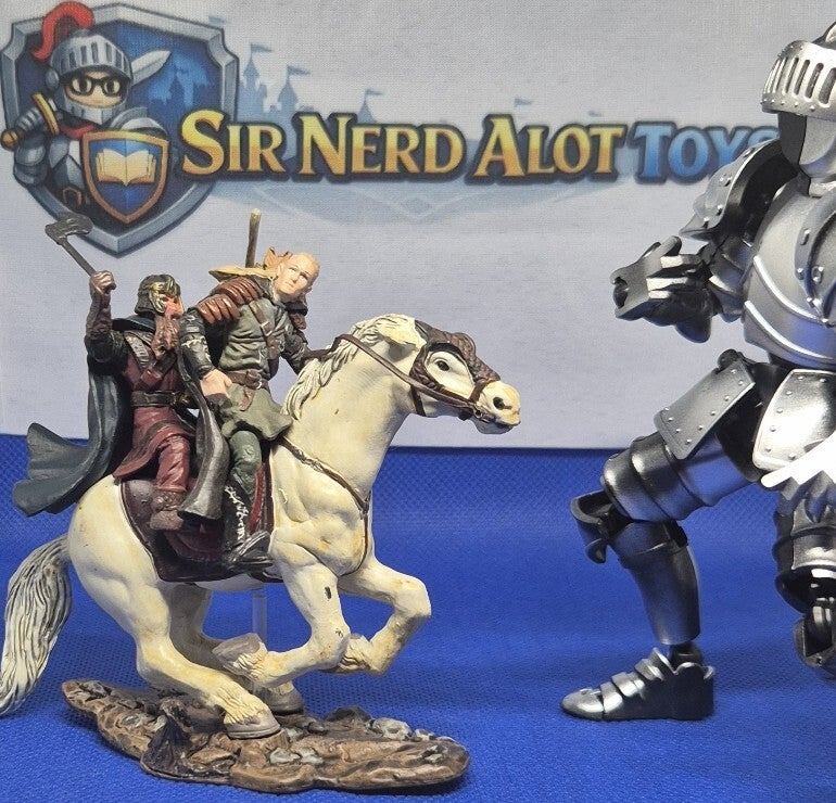 The Lord of The Rings - Legolas & Gimli on Horseback