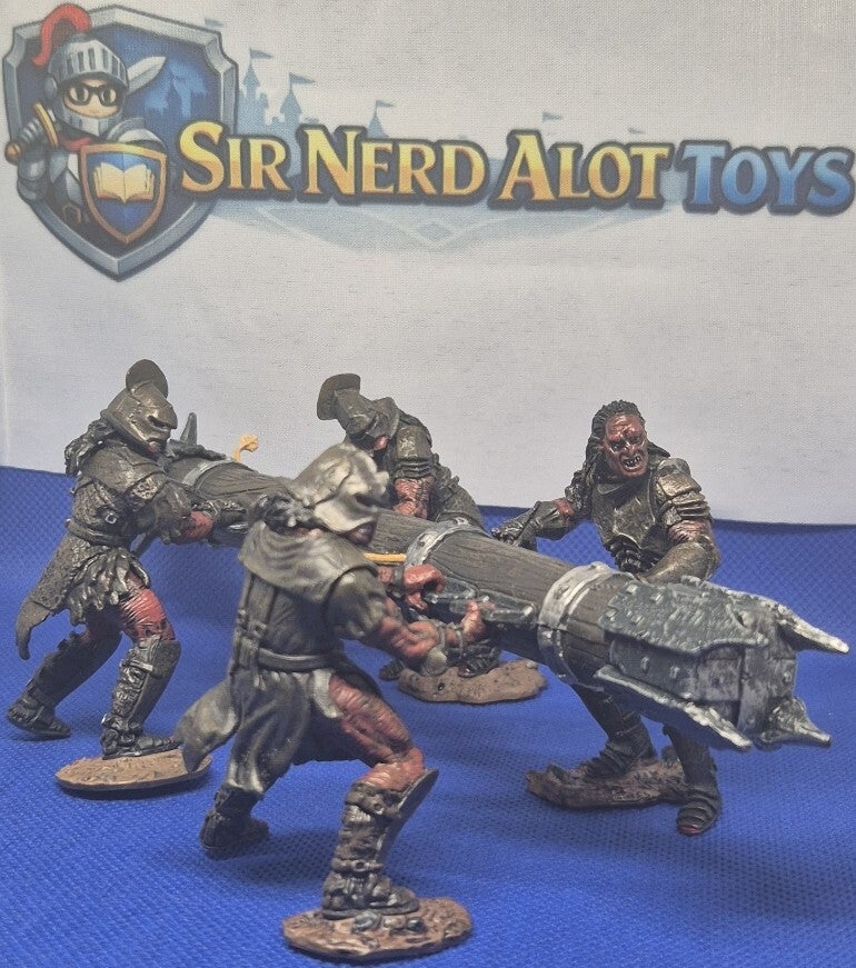 The Lord Of The Rings - 4 Uruk-hai with Battering Ram - Armies of Middle Earth