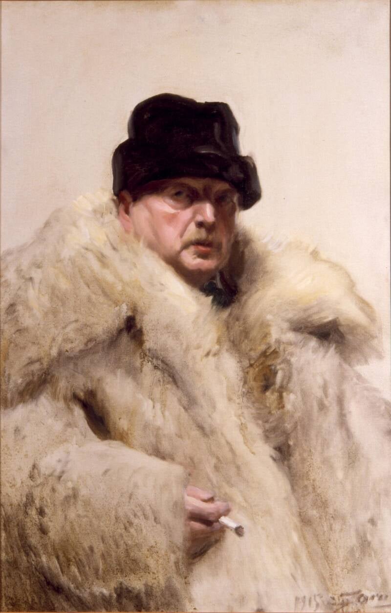 John Singer Sargent gebruikte ook vaak het beperkte palet, een meester in de losse toets. 