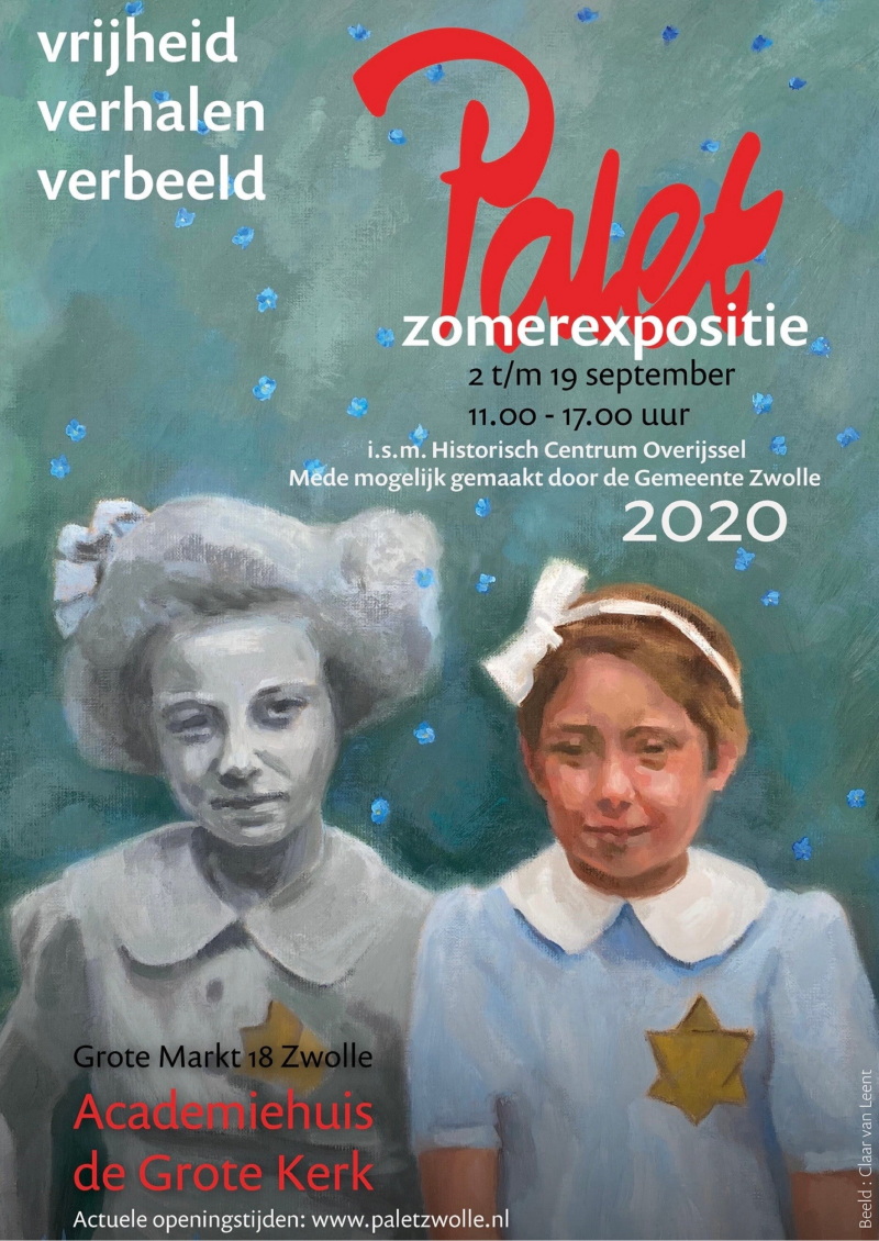 Portretten  van Reina Bos en Felice Polak Titel: Vergeet me niet 