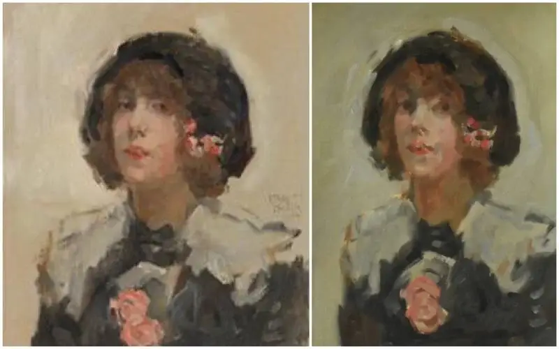 Een werk van Isaac Israëls en een studie van portretschilder Claar van Leent uit Diepenveen 