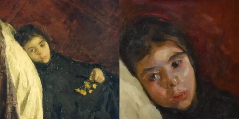 Antonio Mancini en een  studie van portretschilder Claar van Leent uit Diepenveen 
