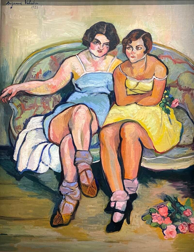 Twee-vrouwen-door-Suzanne-Valadon-Portretatelier-Claar-van-Leent-voor-intnesieve-portretlessen-naar-levend-model-in-provincie-Overijssel