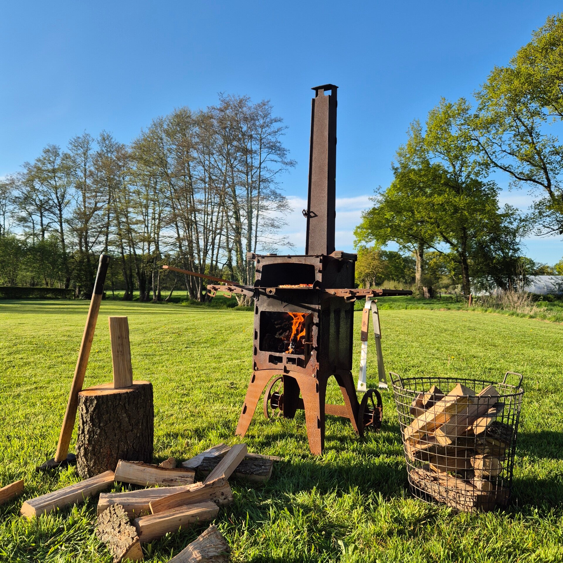 Burnies bunnies vuur en rook  