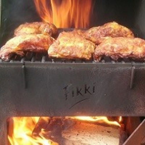 kippenpoten in grillen buiten oven